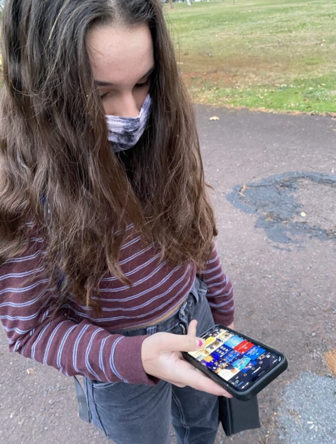 Keeping up with the Bidens…Waiting for the bus on December 9, Indian Valley Middle School eighth grade student Cam Elwell scrolls through President-Elect Joe Biden’s Instagram page. Biden posts informative, and sometimes personal, photos and videos.