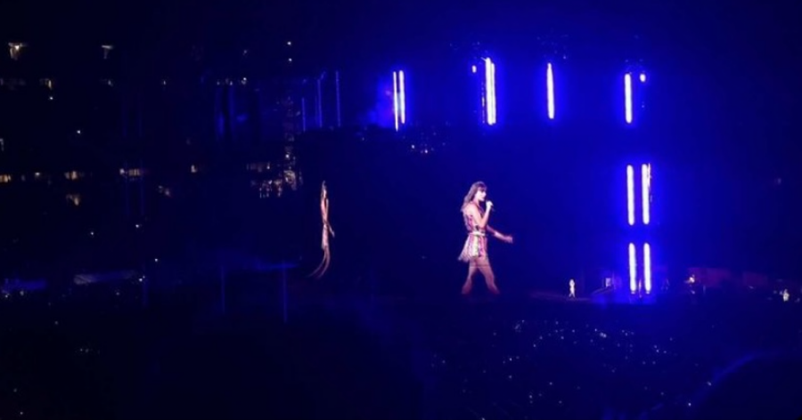 Singing forevermore… Performing live pre-Covid-19 era, artist Taylor Swift sings at the Reputation Tour in 2018. Swift has since released three albums following this tour. Photo by Paige Wilkinson.
