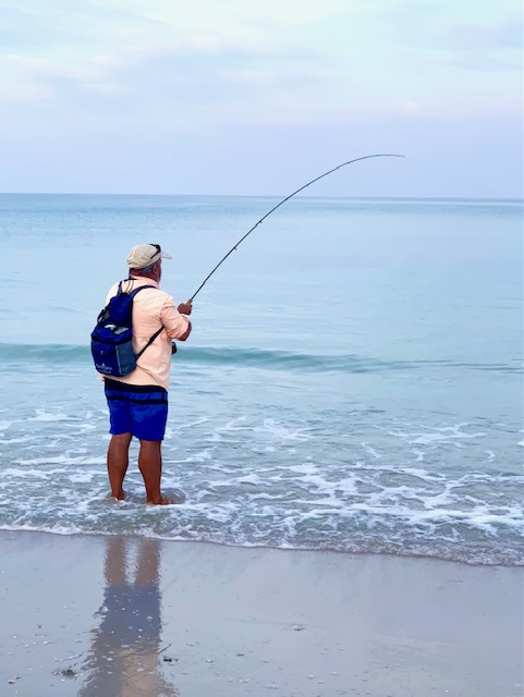 **Cast away…***Enjoying an evening fishing outing, Harleysville resident Pasquale Sebastianelli takes a cast off of the coast of Florida. Sebastianelli travels frequently on fishing expeditions, and is currently staying in Naples, Fl.*