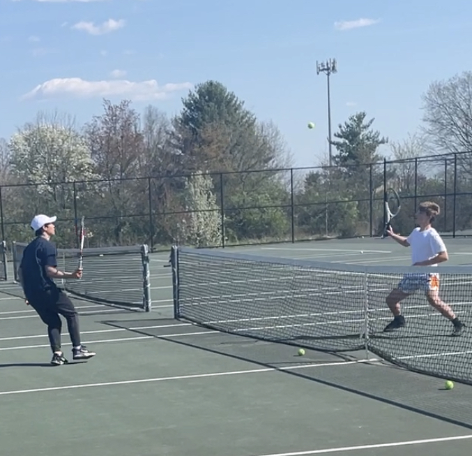 Tennis ‘serves’ valuable lessons to boys team