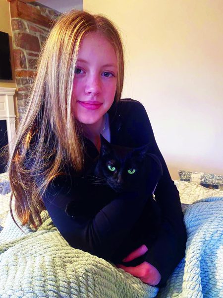 “My cat’s name is Keetna. I have family who live in Alaska, and there's a town in Alaska called Talkeetna, so we named her the shortened version of that.” - Junior Ainsley Gehman