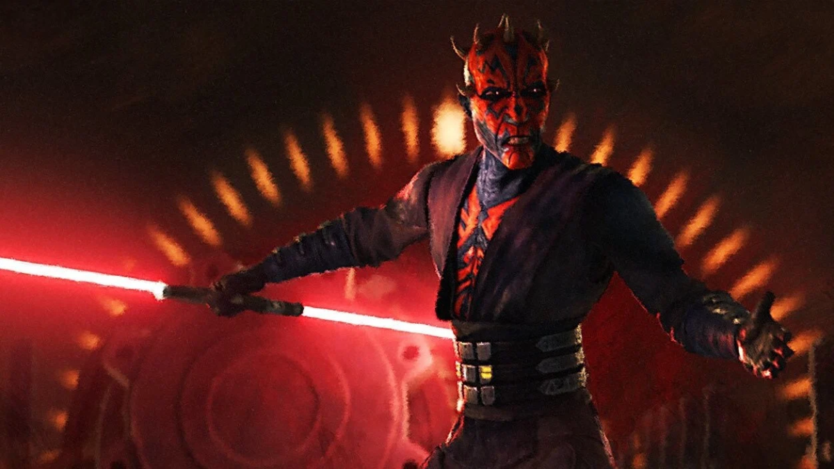 Darkening…attempting to draw former Jedi apprentice Devon, voiced by Gideon Aldon, into the dark side, Maul, voiced by Sam Whitwer, tempts Devon into a fight. “Maul-Shadow Lord” released its first episodes on April 6, and the season finale took place on May 4.